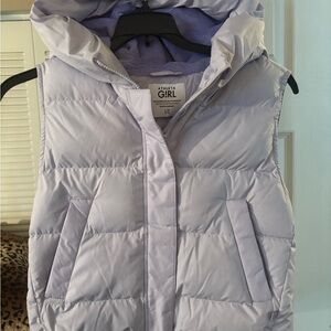 Athleta Light Purple Hooded Vest